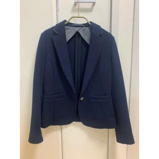 ダブルスタンダードクロージング(DOUBLE STANDARD CLOTHING)のダブルスタンダードクロージング sov ジャージーテーラードジャケット 極美品紺(テーラードジャケット)