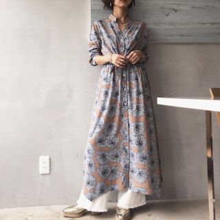 アメリヴィンテージ(Ameri VINTAGE)のchiki様専用 AMERI TIE SHIRT DRESS(ロングワンピース/マキシワンピース)