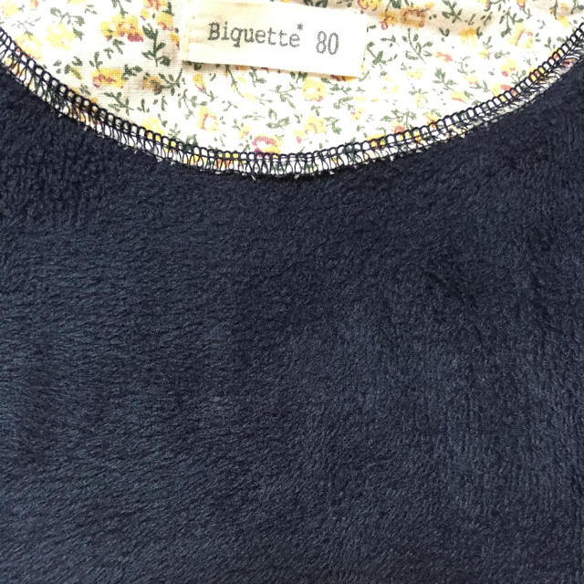 Biquette(ビケット)のガールズ ビケット カーディガン サイズ80 キッズ/ベビー/マタニティのベビー服(~85cm)(カーディガン/ボレロ)の商品写真