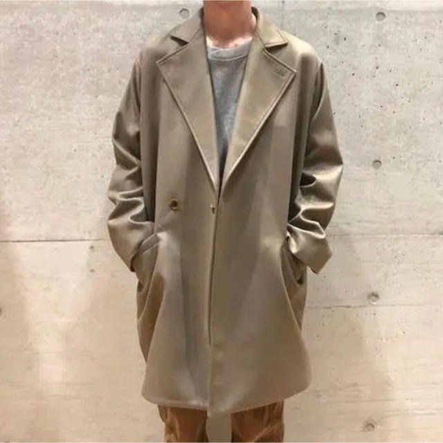 SUNSEA(サンシー)のAURALEE オーラリー18aw light melton over coat メンズのジャケット/アウター(チェスターコート)の商品写真