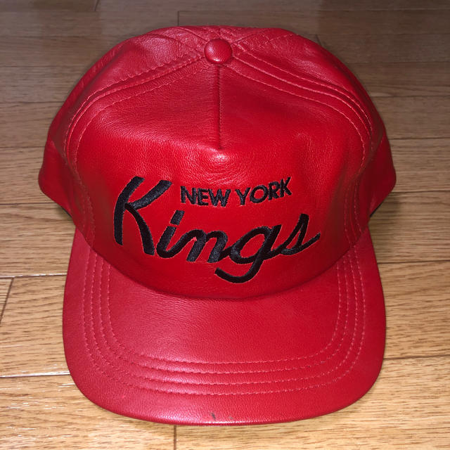 Supreme newyork kings Leather 5panelCap