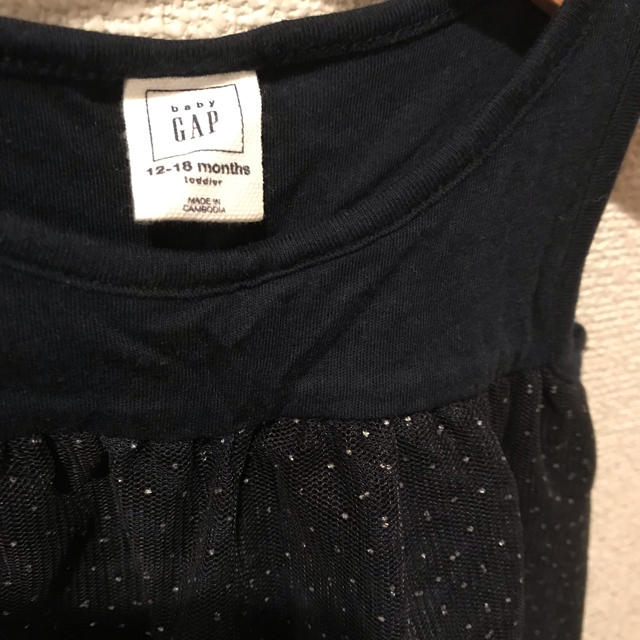 babyGAP(ベビーギャップ)のベビーギャップ  ラメチュニック キッズ/ベビー/マタニティのベビー服(~85cm)(タンクトップ/キャミソール)の商品写真