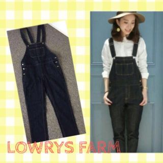 ローリーズファーム(LOWRYS FARM)のLOWRYS FARMデニムサロペット(サロペット/オーバーオール)