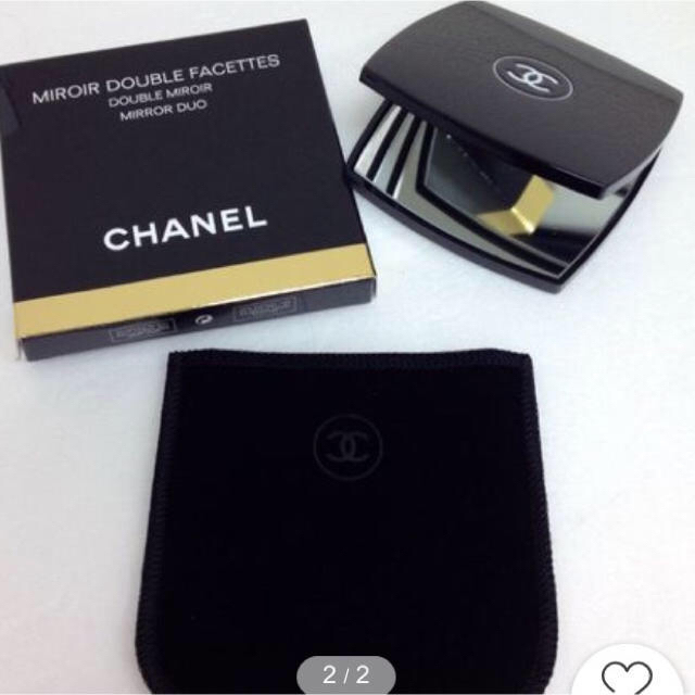 CHANEL(シャネル)のシャネルロールドゥーブルファセットコンパクトミラープレゼント包装正規Dior レディースのファッション小物(ミラー)の商品写真