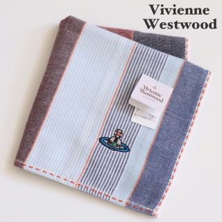 ヴィヴィアンウエストウッド(Vivienne Westwood)の⭐新品タグ付き ヴィヴィアン ウエストウッド タオルハンカチ【オーブ柄】⭐(ハンカチ/ポケットチーフ)