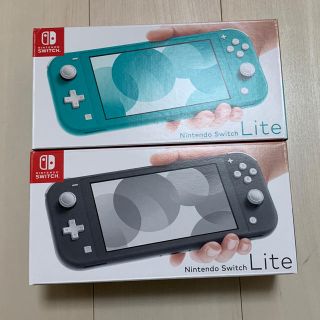 ニンテンドースイッチ(Nintendo Switch)のswitch lite 二台セット(携帯用ゲーム機本体)