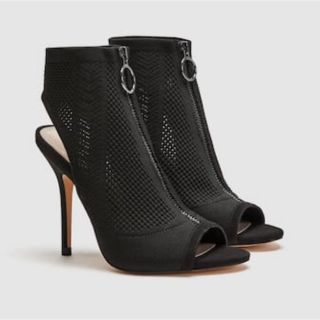 ZARA  メッシュブーツ　新品タグ付　美品　24.0