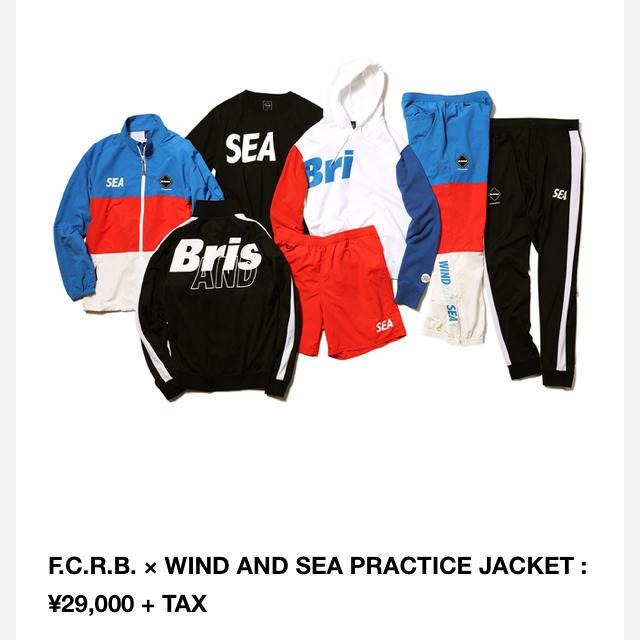 激レア　FCRB WIND AND SEA PRACTICE JACKET XL