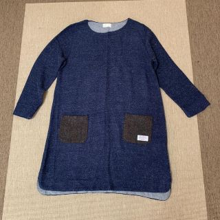 ハリスツイード(Harris Tweed)のどぅーさま専用☆  美品 ハリスツィード ニットワンピース(ひざ丈ワンピース)