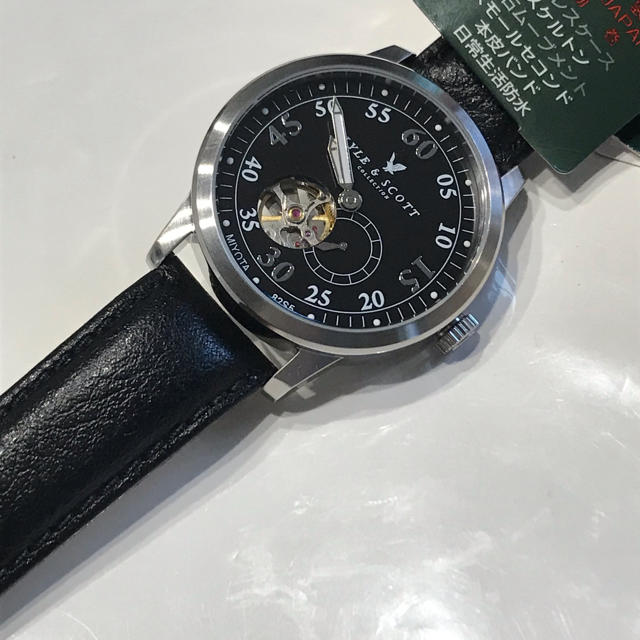 新品未使用 LYLE & Scott 自動巻 腕時計ブラック lm8814-05 | tspea.org