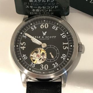 新品未使用 LYLE & Scott 自動巻 腕時計ブラック lm8814-05 | tspea.org