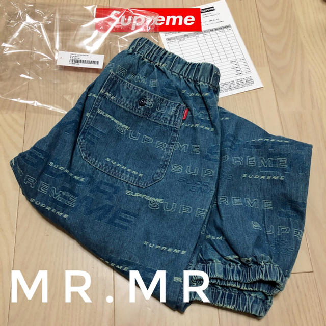 Supreme Logo Denim Skate Pants S