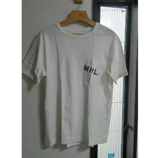 マーガレットハウエル(MARGARET HOWELL)のアーバンリサーチ MHL 別注 LOGO Tシャツ 白Lサイズ TEE (Tシャツ/カットソー(半袖/袖なし))