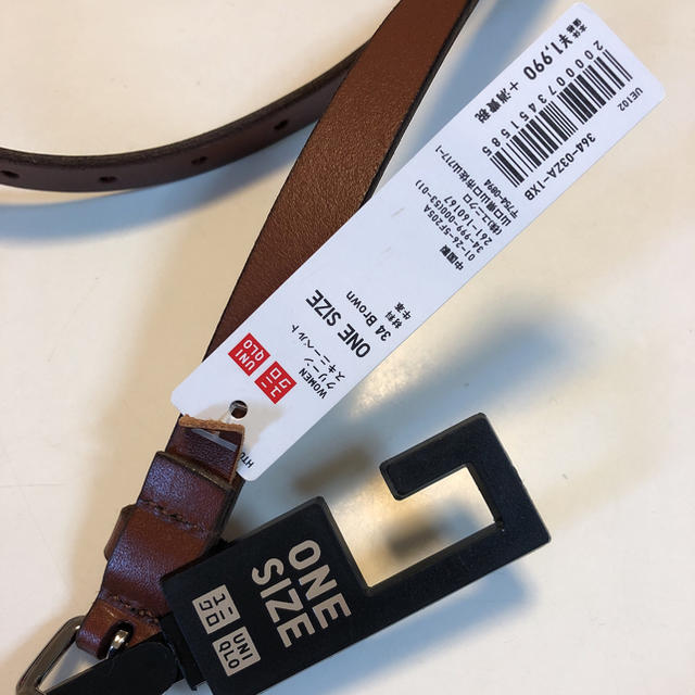 UNIQLO(ユニクロ)の新品♡UNIQLOベルト レディースのファッション小物(ベルト)の商品写真