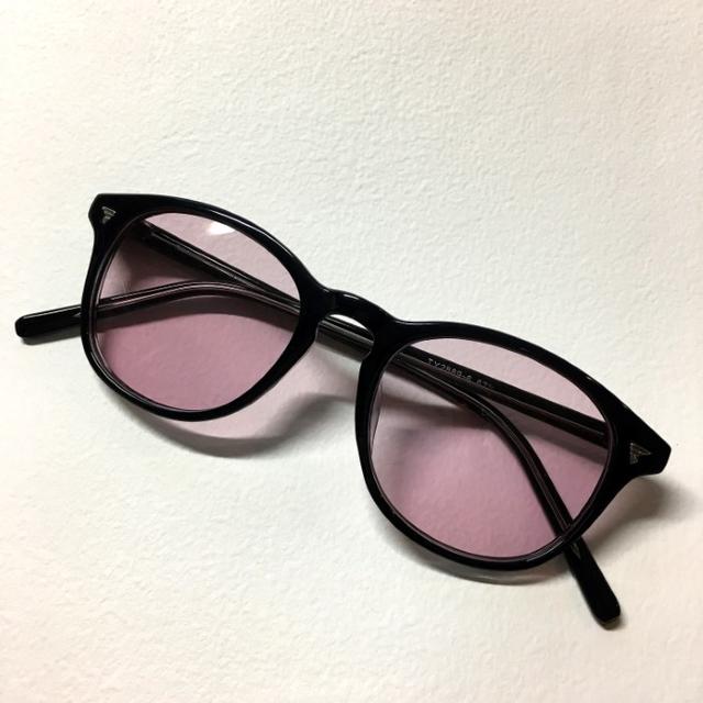 人気！ウエリントン！ピンクパープルレンズ レディースのファッション小物(サングラス/メガネ)の商品写真