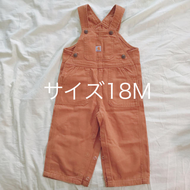 carhartt(カーハート)のcarhartt  オーバーオール キッズ/ベビー/マタニティのキッズ服男の子用(90cm~)(パンツ/スパッツ)の商品写真