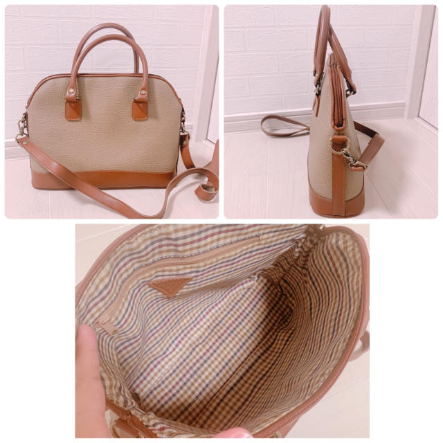 GUESS(ゲス)の【GUESS】レザーショルダーバッグ 大きめ ニュアンスカラー 美品 レディースのバッグ(ショルダーバッグ)の商品写真