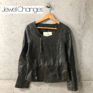 Jewel Changes レザージャケット　ライダース　革　ラム革