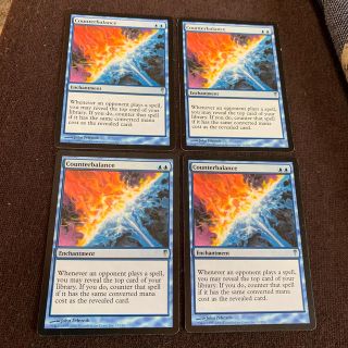 マジックザギャザリング(マジック：ザ・ギャザリング)のmtg 相殺/Counterbalance 4枚セット(シングルカード)