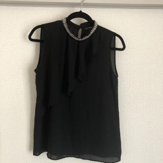 ザラ(ZARA)のZARA ビジュー付きブラウス(シャツ/ブラウス(半袖/袖なし))