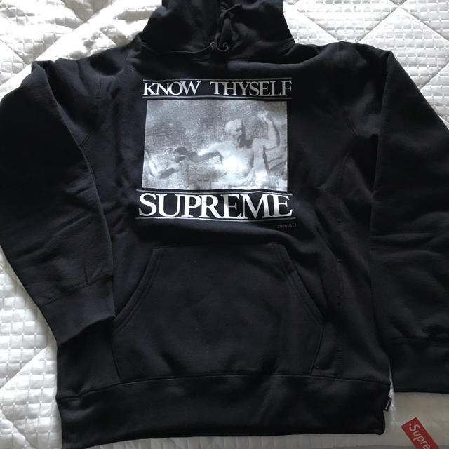 Mカラーシュプリーム パーカー Know Thyself Hooded ブラック 黒 M