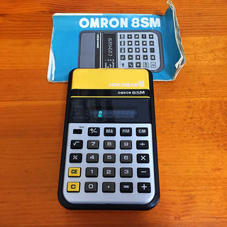 オムロン(OMRON)のレトロ電卓　オムロン8SM NGK SPARK PLUG 40(オフィス用品一般)