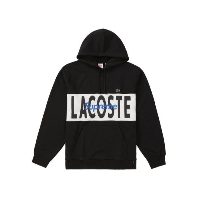 Supreme Lacoste Panel Hooded Sweatshirt