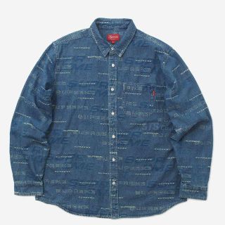 シュプリーム(Supreme)のsupreme dimensions logo denim shirt XL(シャツ)