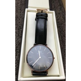 ダニエルウェリントン(Daniel Wellington)のDanielWellingtonダニエルウェリントン クラシックブラック40mm(腕時計(アナログ))