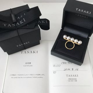 タサキ(TASAKI)のTASAKI♡バランスシグネチャーリング  12号  YG パール(リング(指輪))