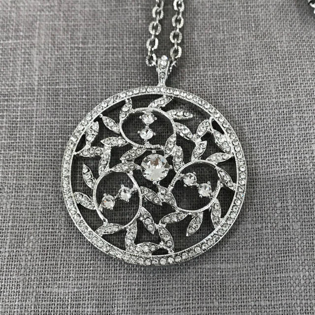 美品♡ フォクシー 定番 ラインストーン ネックレス - ネックレス