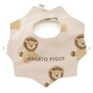 ジェラートピケ(gelato pique)の【完売品】ジェラートピケ　ベビー　ライオン　スタイ　よだれかけ　エプロン(ベビースタイ/よだれかけ)