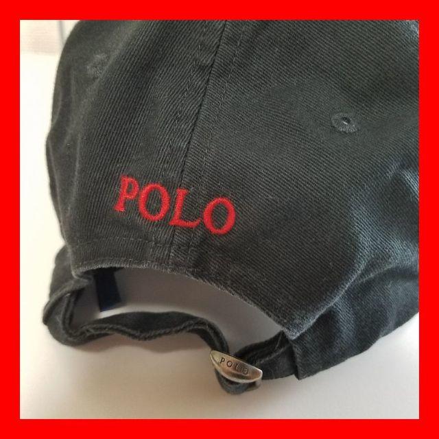 POLO RALPH LAUREN(ポロラルフローレン)のPOLO ラルフローレン キャップ 黒 メンズの帽子(キャップ)の商品写真