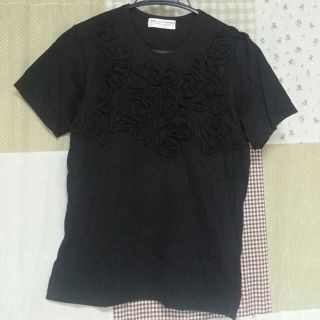 コムデギャルソン(COMME des GARCONS)のコムデギャルソン★お花装飾Tシャツ(Tシャツ(半袖/袖なし))