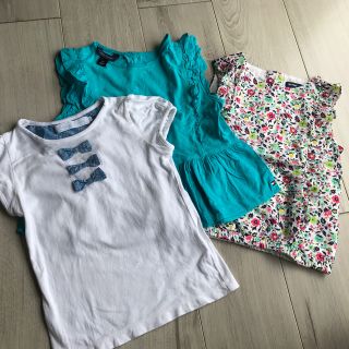 タルティーヌ エ ショコラ(Tartine et Chocolat)の3点セット！タルティーヌショコラ、Tommy、gap、女の子Tシャツ100㎝(Tシャツ/カットソー)