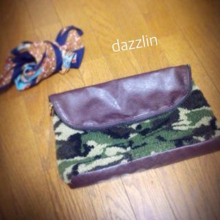 ダズリン(dazzlin)のカモフラファークラッチbag♡(クラッチバッグ)