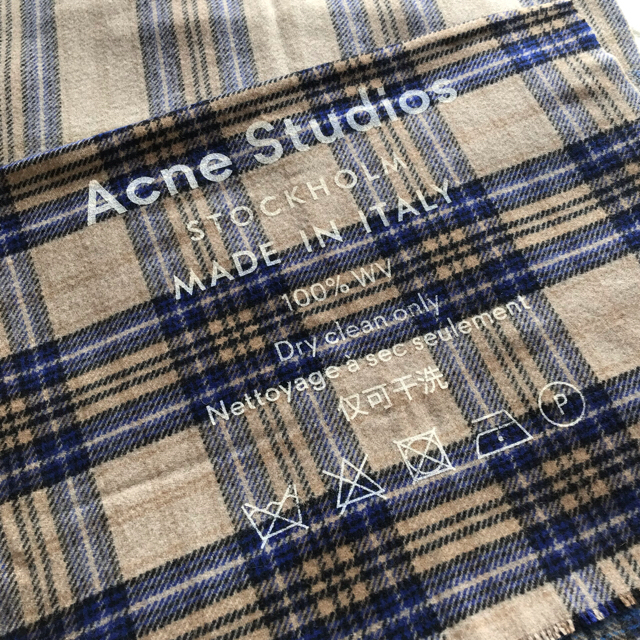 ACNE(アクネ)のAcne Studiosチェック柄ストール レディースのファッション小物(マフラー/ショール)の商品写真