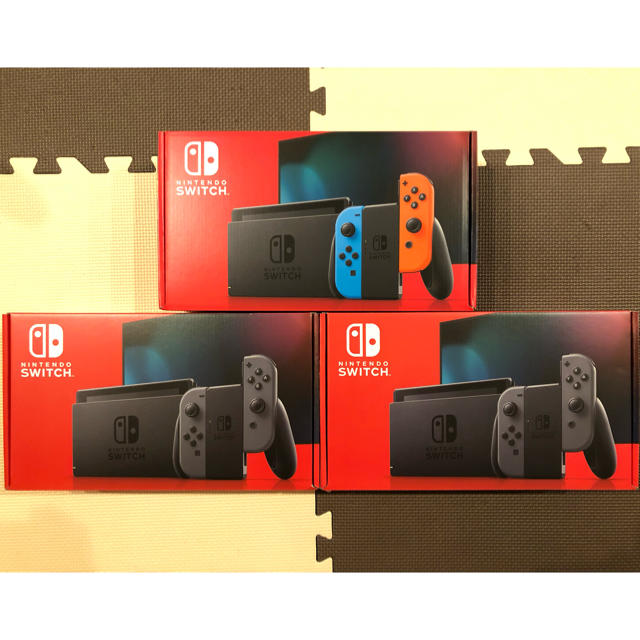 買取り実績 Nintendo グレー×2台 ネオン×1台 スイッチ ニンテンドー