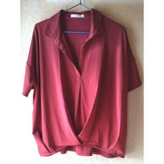 ショコラフィネローブ(chocol raffine robe)のchocol raffine◆エンジシャツ(シャツ/ブラウス(長袖/七分))