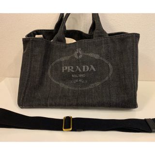 プラダ(PRADA)のlucky様専用＊プラダ カナパ デニム(ハンドバッグ)