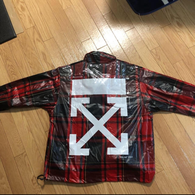 OFF-WHITE by にゃんこ's shop(プロフ確認(o_ _)o)|オフホワイトならラクマ - Off-Whiteナイロンアノラックジャケットの通販 超激安国産