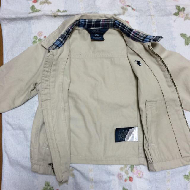 Ralph Lauren(ラルフローレン)の♡ラルフベージュジャケット♡ キッズ/ベビー/マタニティのキッズ服男の子用(90cm~)(ジャケット/上着)の商品写真