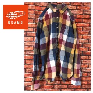 ビームス(BEAMS)のビームス ブロックチェック 長袖シャツ(シャツ)