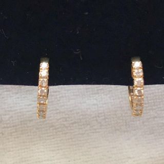 カルティエ(Cartier)の18k ダイヤモンド イヤリング(イヤリング)