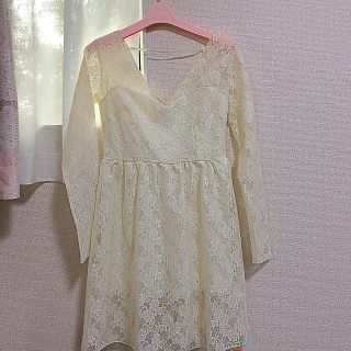 マウジー(moussy)の★マウジー★背中開きオールレースワンピ(ひざ丈ワンピース)