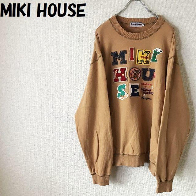 mikihouse(ミキハウス)のyukinyanさん専用ミキハウス ビッグロゴワッペンスウェット メンズのトップス(スウェット)の商品写真