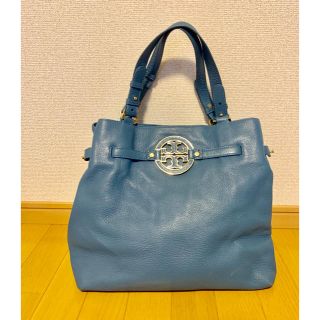 トリーバーチ(Tory Burch)の【格安】トリバーチ バッグ ブルー 送料込み！(トートバッグ)