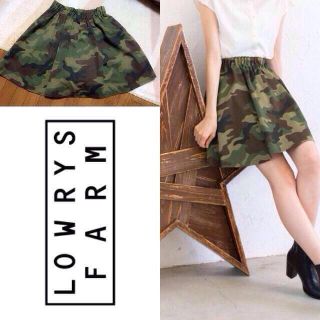 ローリーズファーム(LOWRYS FARM)のLOWRYS FARM カモフラスカート(ひざ丈スカート)