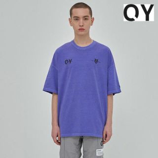 バレンシアガ Tシャツ・カットソー(メンズ)(パープル/紫色系)の通販