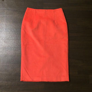 ビームス(BEAMS)のレイビームス☺︎起毛オレンジスカート(ひざ丈スカート)